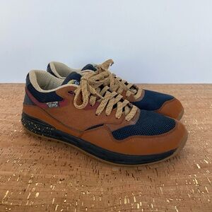 LEMS Women's Athletic Shoes - Navy and Brown